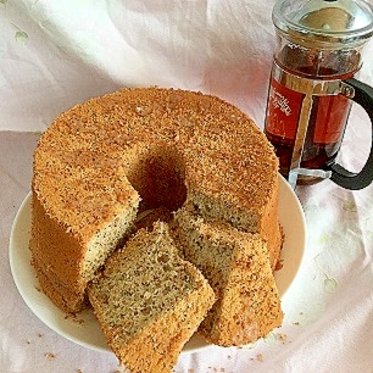 紅茶 シフォン ケーキ 20cm レシピ 最高のケーキ画像
